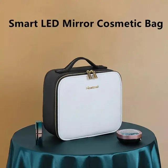 Smart LED Cosmetic Case with Mirror