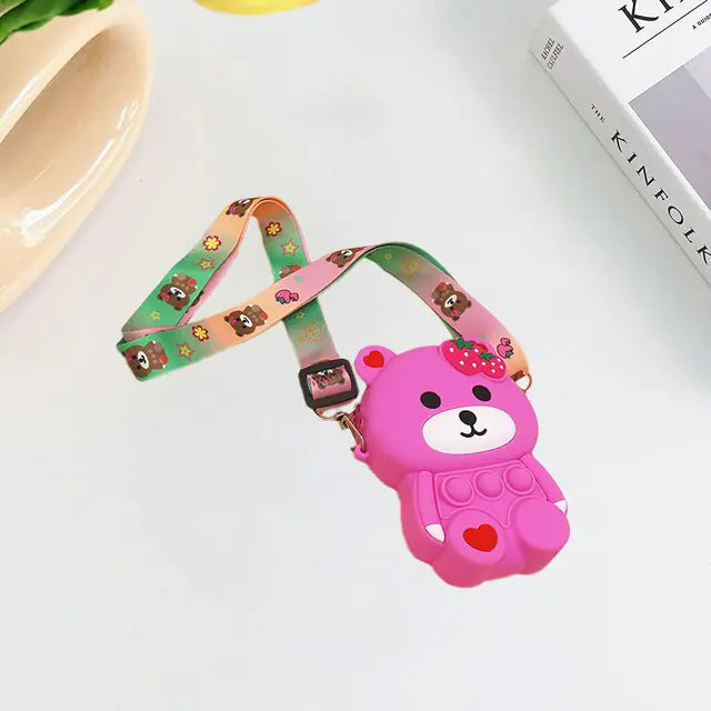 Antistress Bear Shoulder Bag Toy