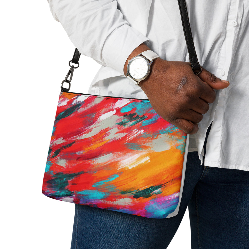 Badd Birdy abstract Cross Body Handbag